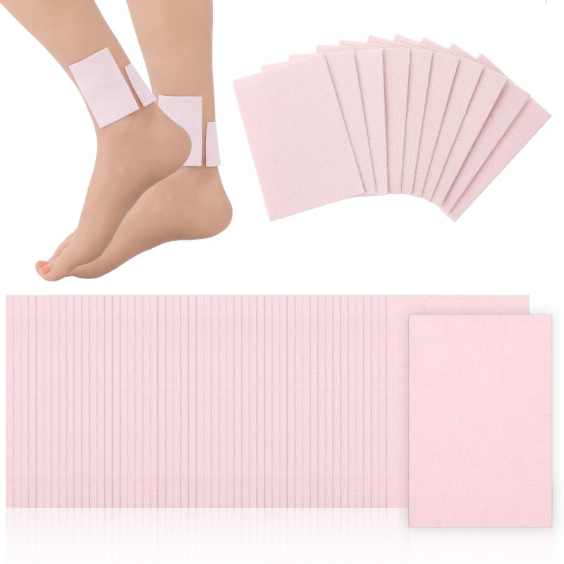 50 Sheets Moleskin Padding, Adhesive Mole Skin for Feet, Blister Prevention Tape Reduce Friction Pain, Mole Skin Padding for Shoes, Toes, Heels